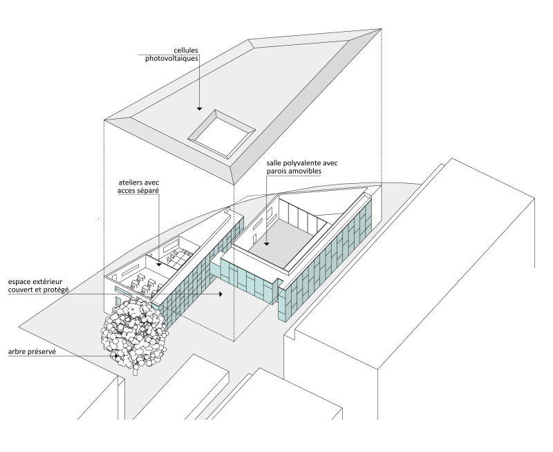 Maion de quartier, House, Lancy, Suisse, 2013, Dragan Architecture, Paris 